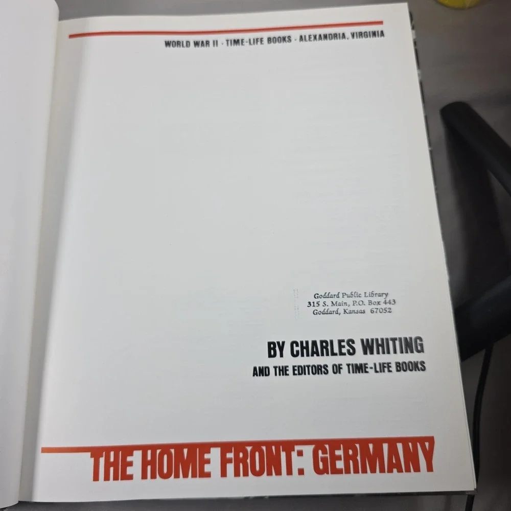 Vintage 1982 Time Life‎ Books World War II Hardcover The Home Front Germany